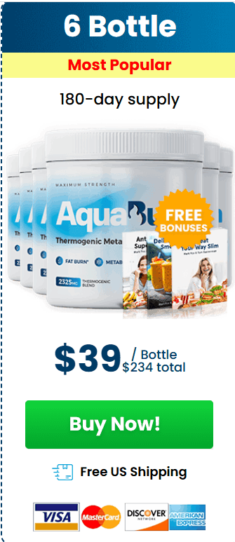 Aquaburn 6  bottle